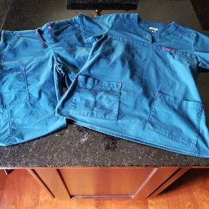 WonderWink Flex Women's Scrub Top An Pants Set